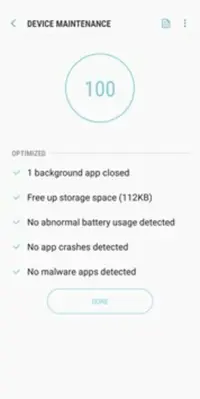 Samsung Device Maintenance android App screenshot 1